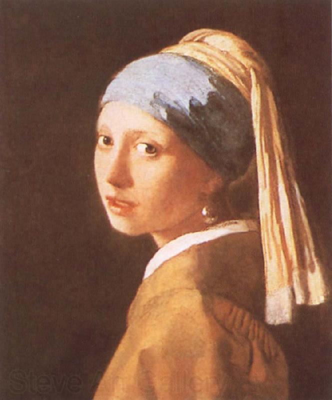 VERMEER VAN DELFT, Jan Girl with a Pearl Earring Norge oil painting art